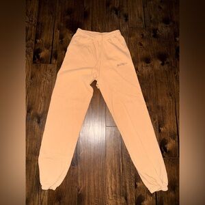 Sporty & Rich Joggers Size Xs Beige Color Excellent Condition
